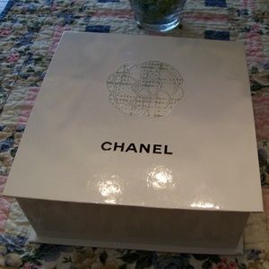 CHANEL Box with Camillia Flower and Ribbon